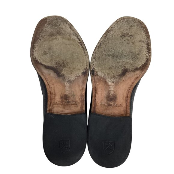 Allen Edmonds Perugia Leather Tassel Loafers #40162 Mens 9.5 Black Handcrafted I - Picture 6 of 12